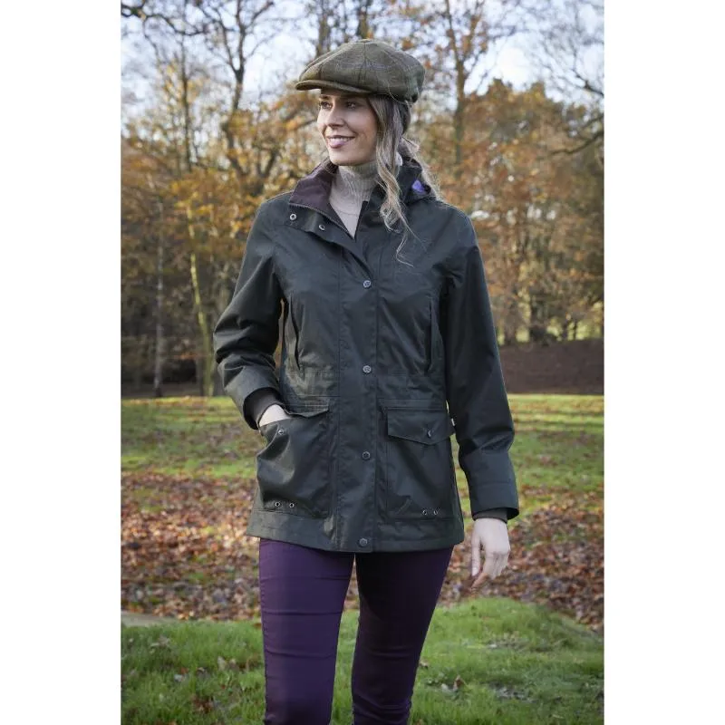 Alan Paine Fernley Ladies Waterproof Field Coat - Woodland