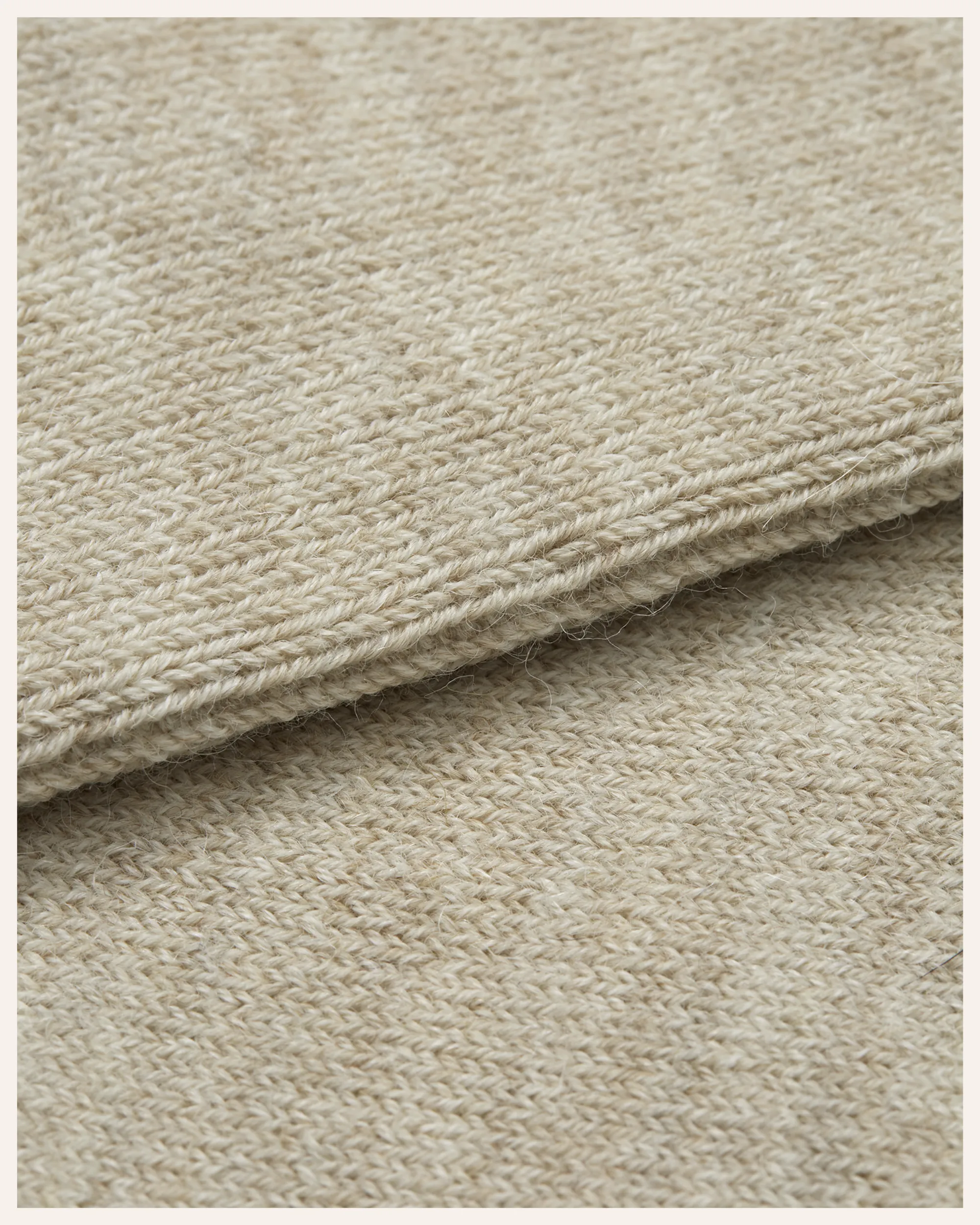 Alpaca Wool Bed Socks - Sand