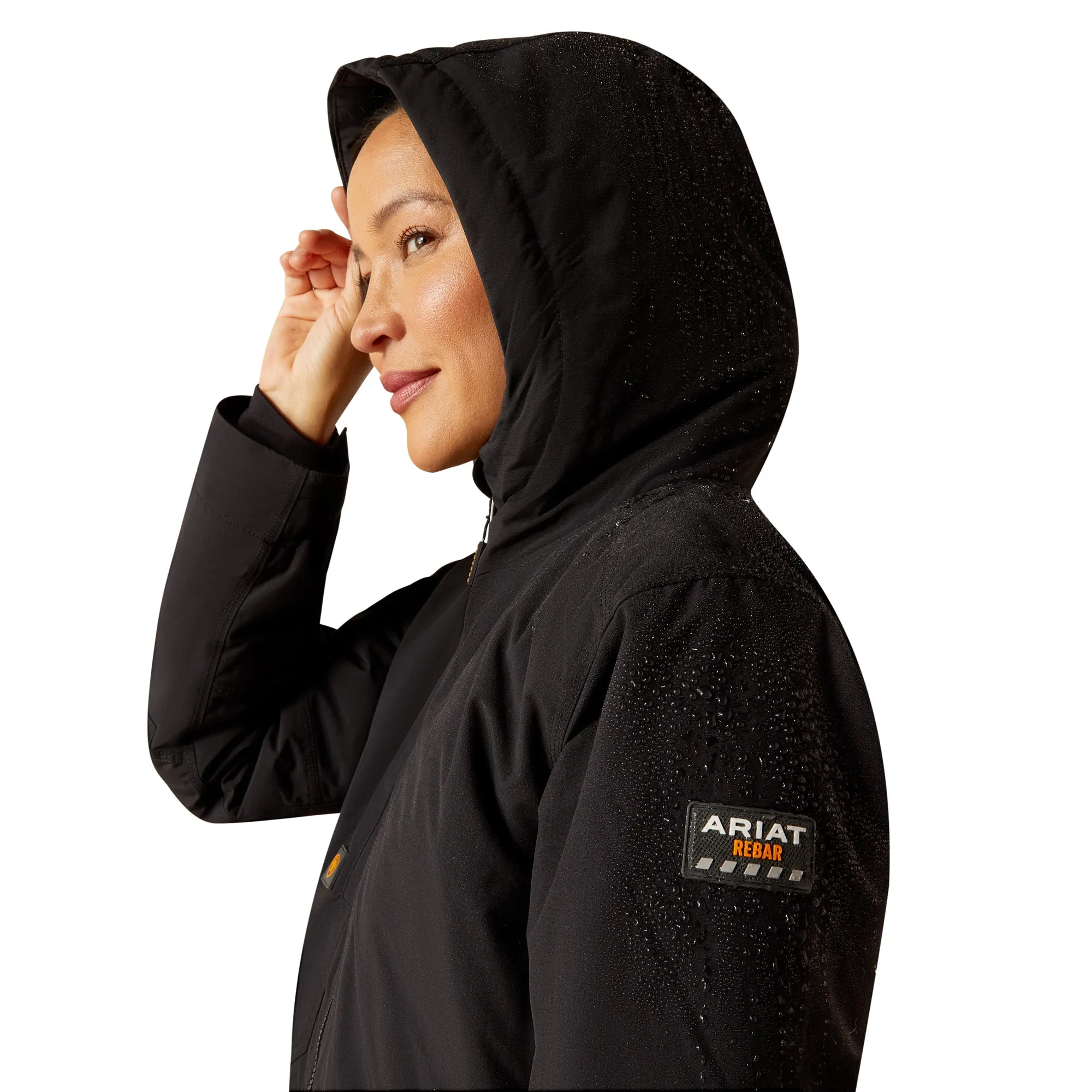 Ariat Ladies Rebar Cordura Ripstop Black Insulated Jacket 10052113