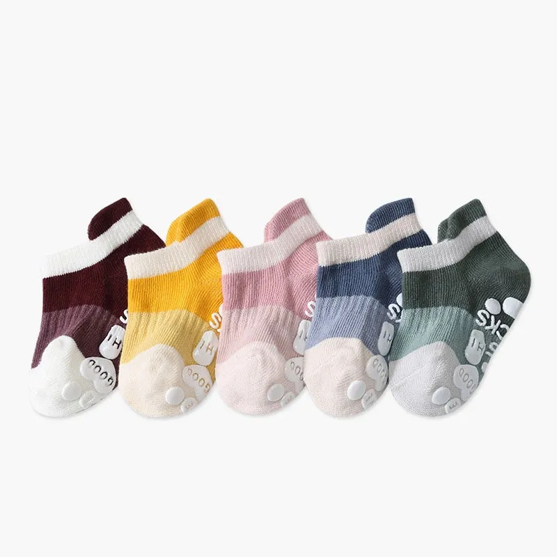 Baby Socks/ Rubber Grips Cotton Children Boy Toddler Floor Socks