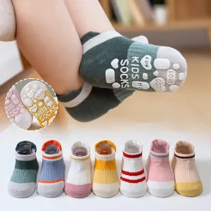 Baby Socks/ Rubber Grips Cotton Children Boy Toddler Floor Socks