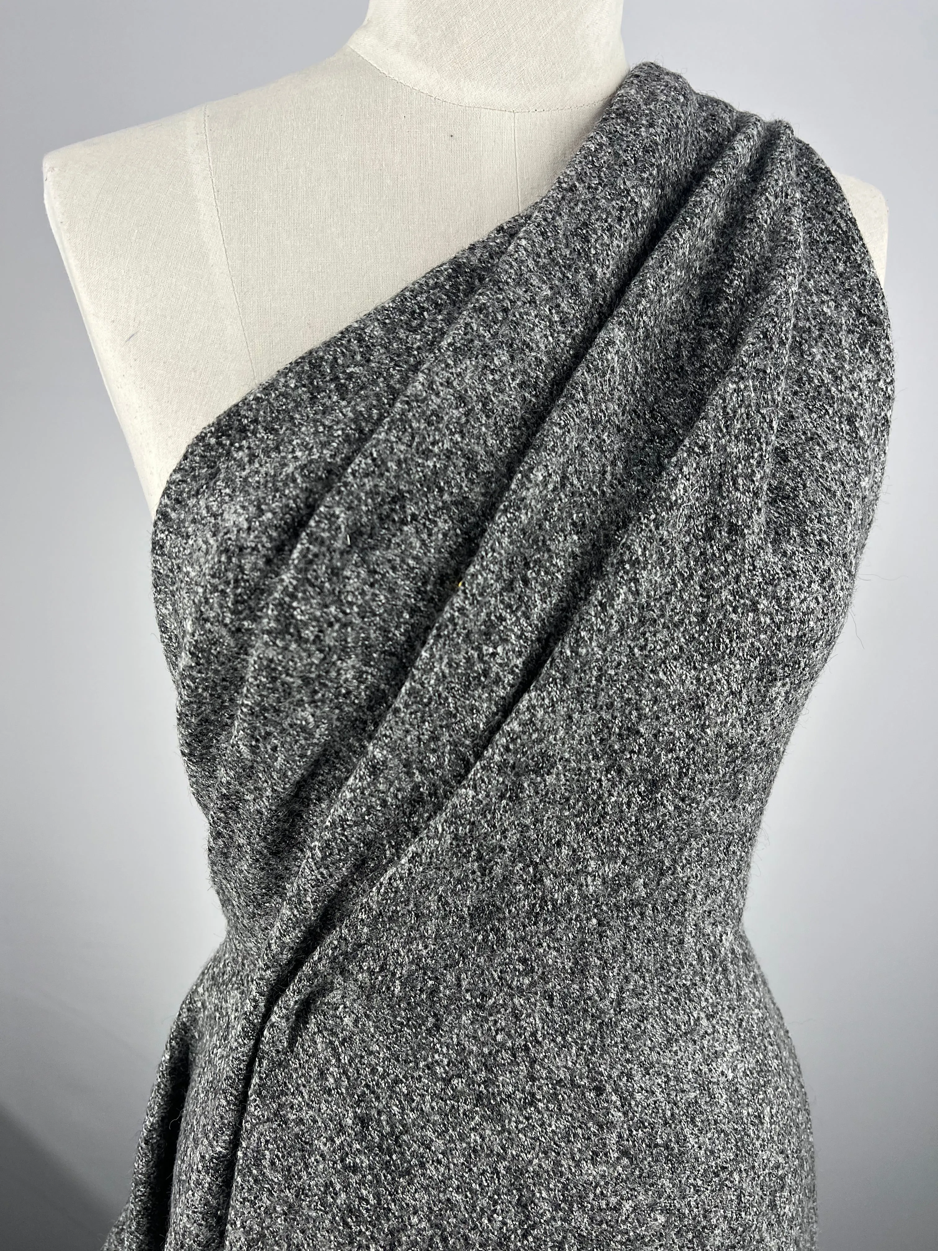 Boiled Wool - Grey Marle - 140cm