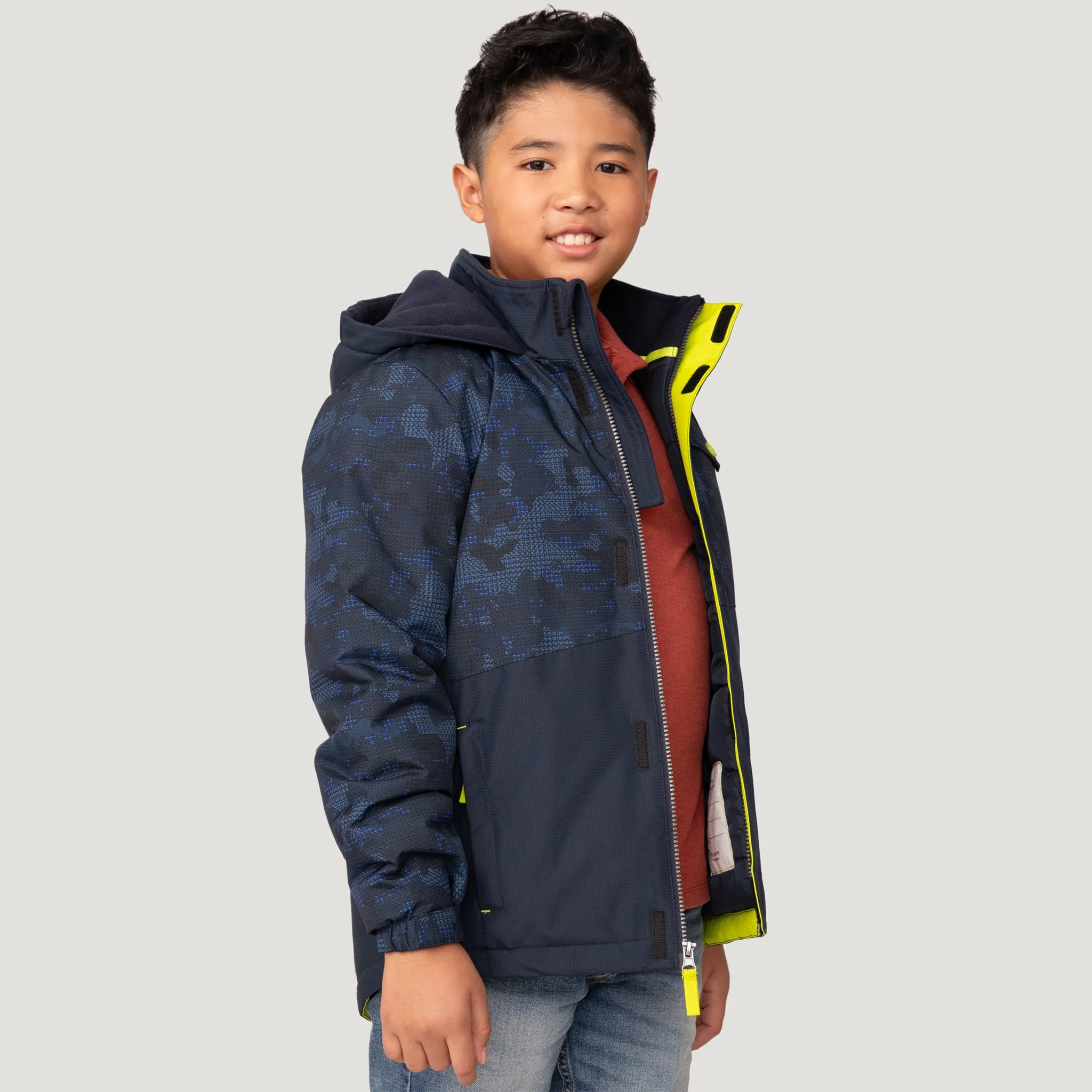 Boys' Multi Rip Stop Boarder Jacket