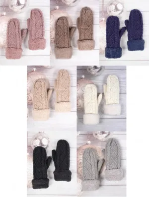 Cable Knit Mittens