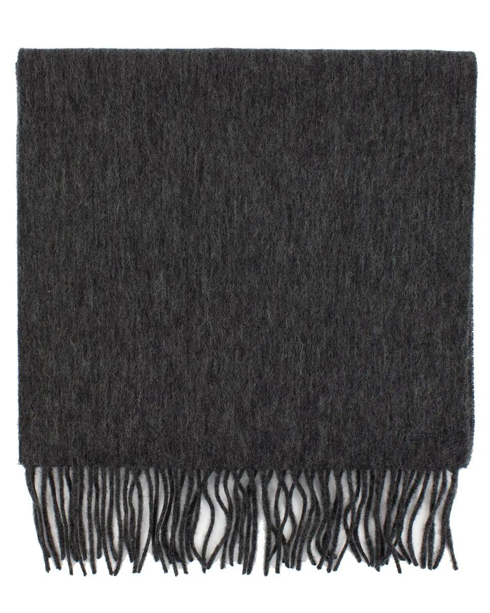 Charcoal Wool Scarf