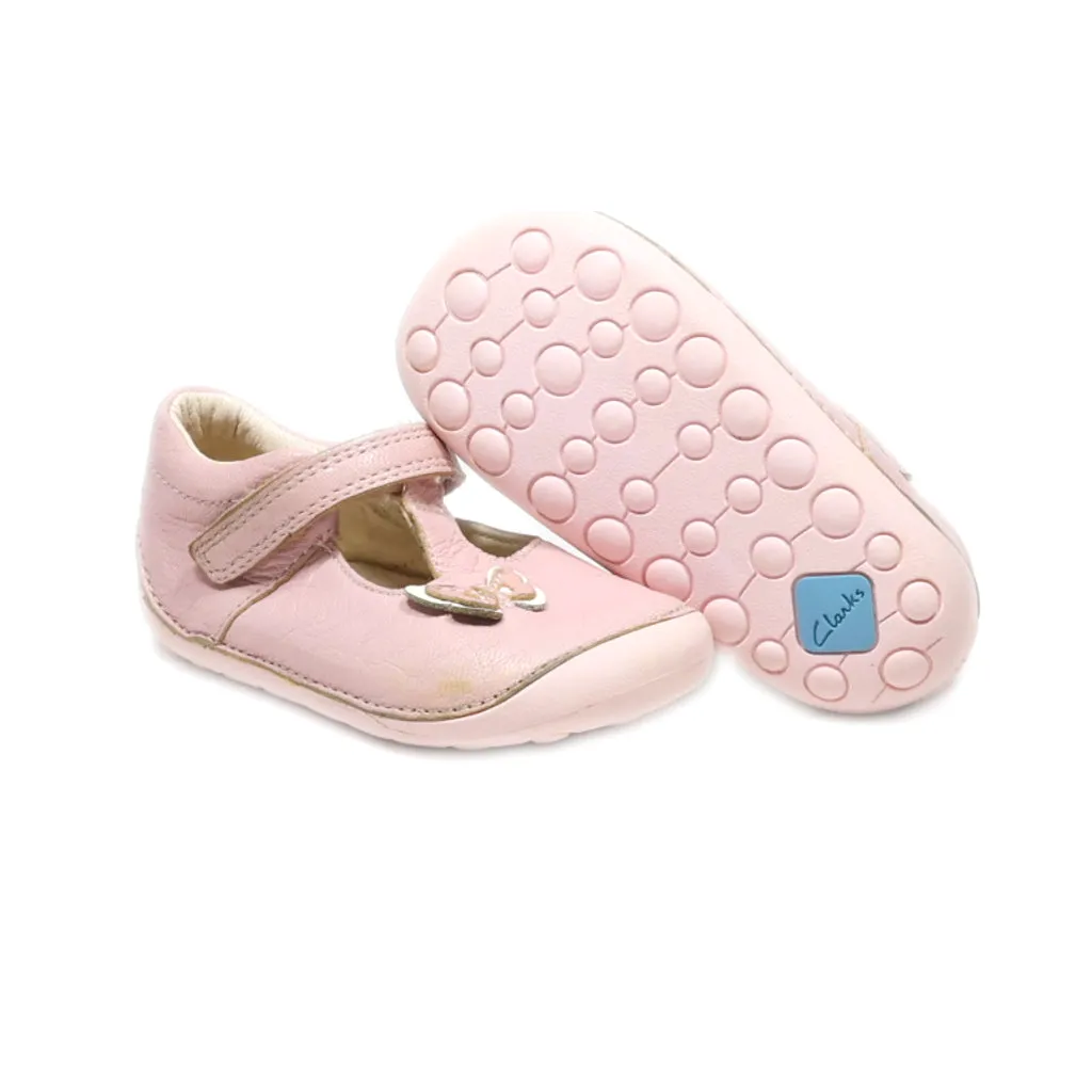 Clarks Crawlers Leather Pink Colour For Kids