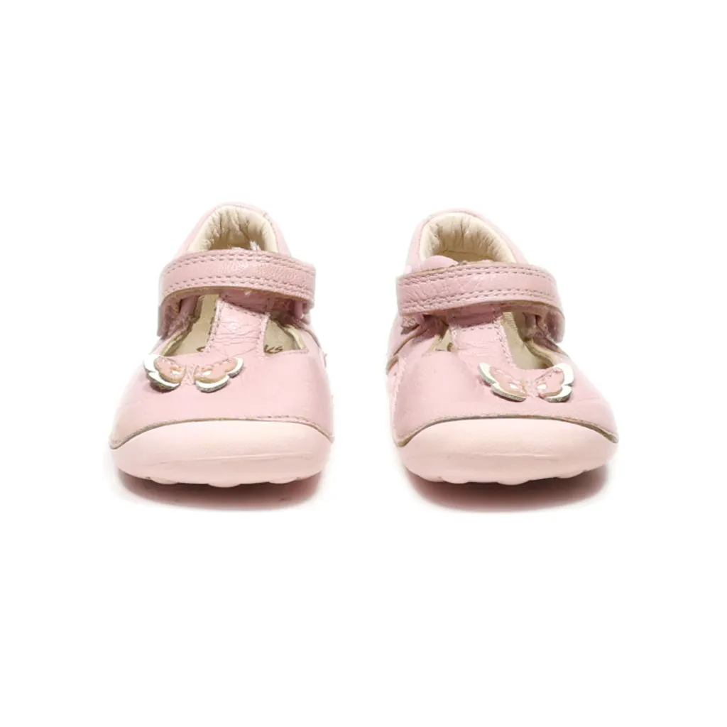 Clarks Crawlers Leather Pink Colour For Kids