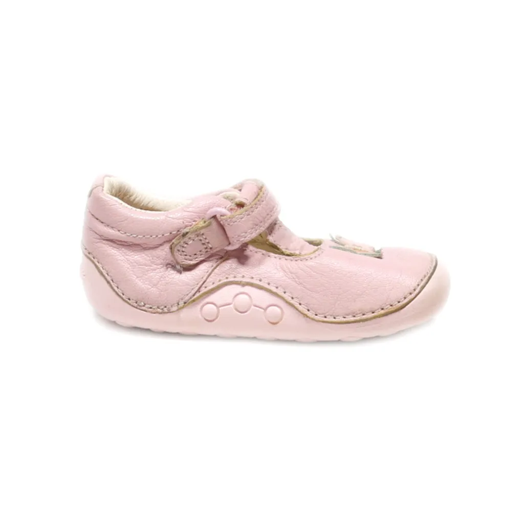 Clarks Crawlers Leather Pink Colour For Kids