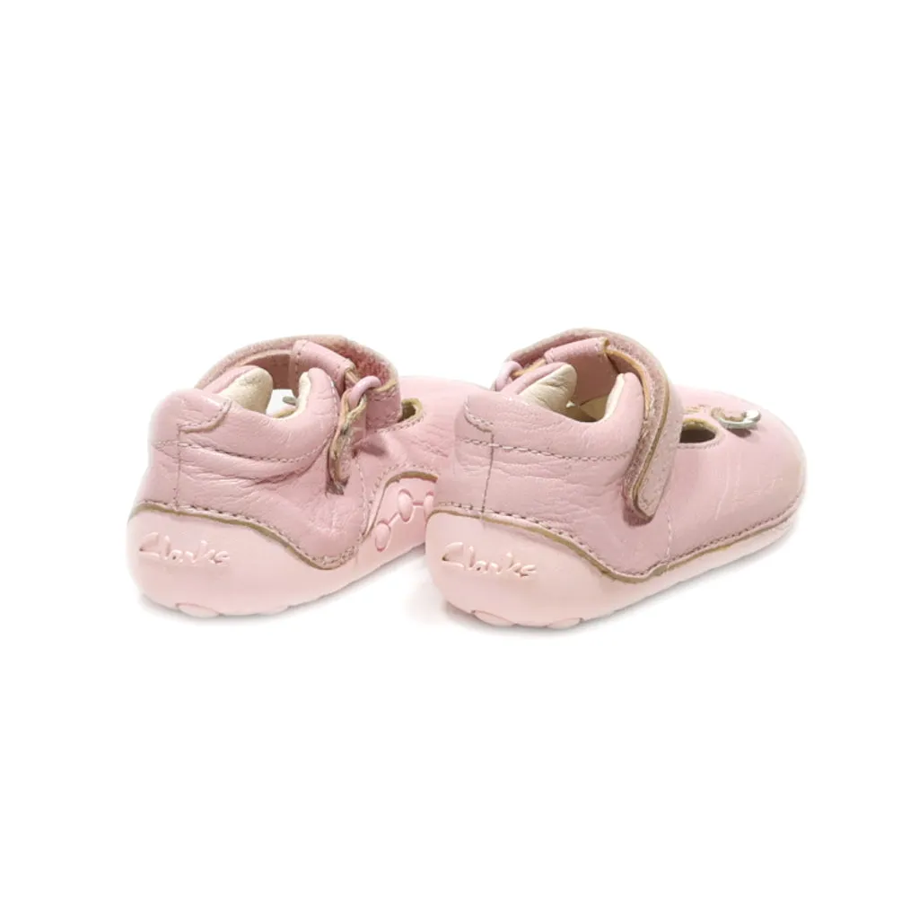 Clarks Crawlers Leather Pink Colour For Kids