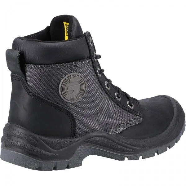 DAKAR S3 Mens Leather Safety Boots Black