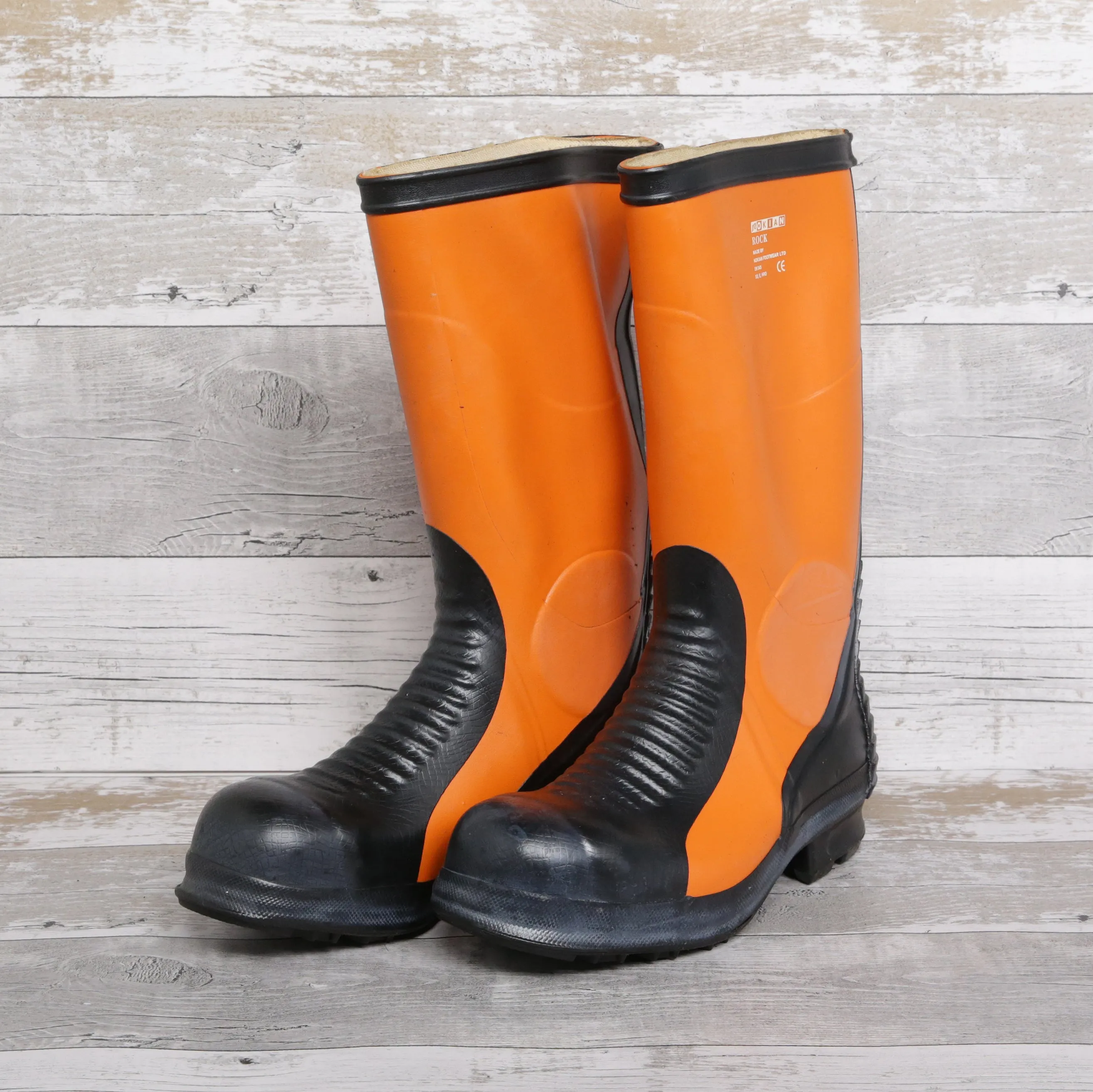 De-Branded Steel Toe Cap Safety Wellington Boots UK9