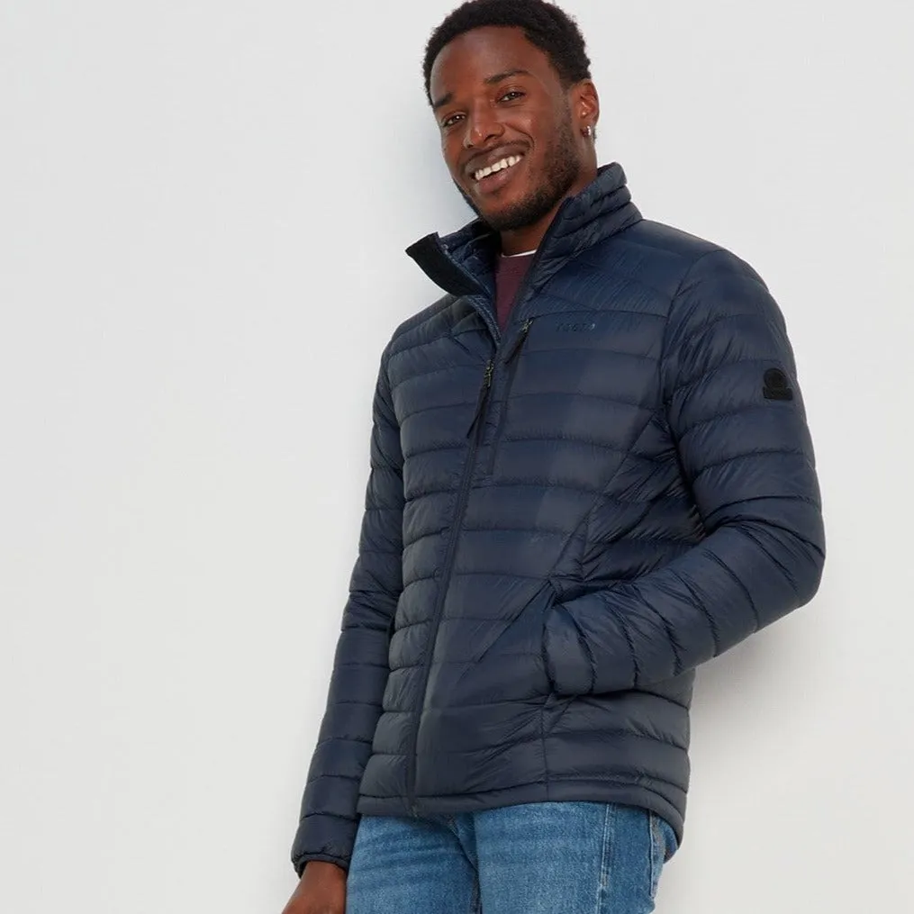 Drax Mens Funnel Down Jacket - Navy