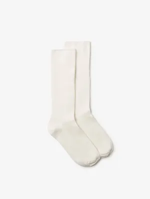 Everyday Classics Cashmere Socks in White