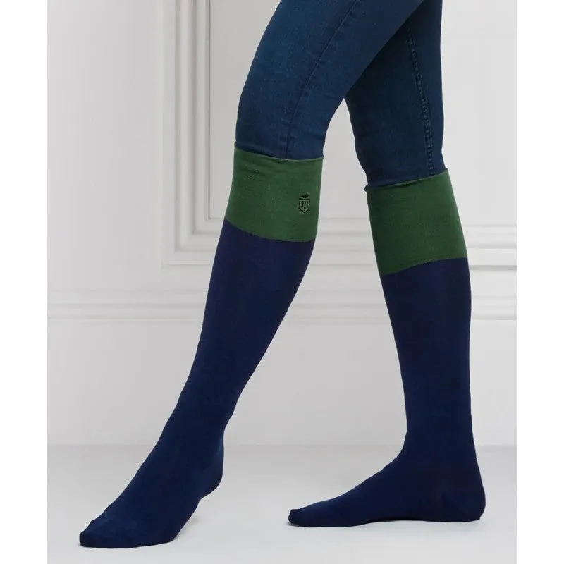 Fairfax & Favor Ladies Boot Socks (UK 4 - 8) - Green