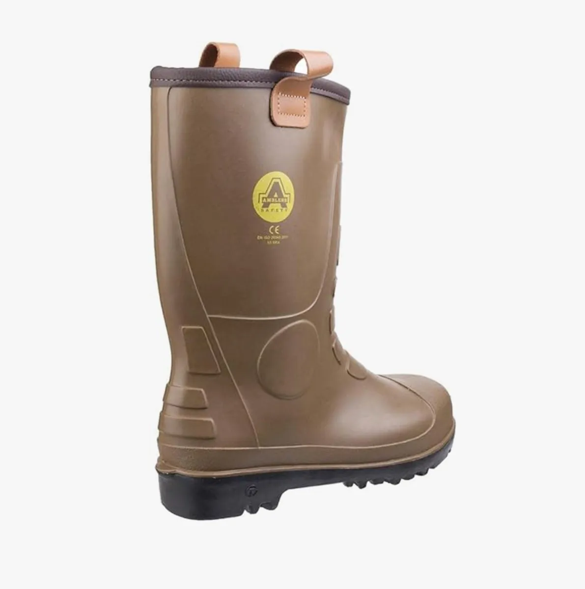 FS95 Unisex Rigger Safety Boots Wellingtons Tan