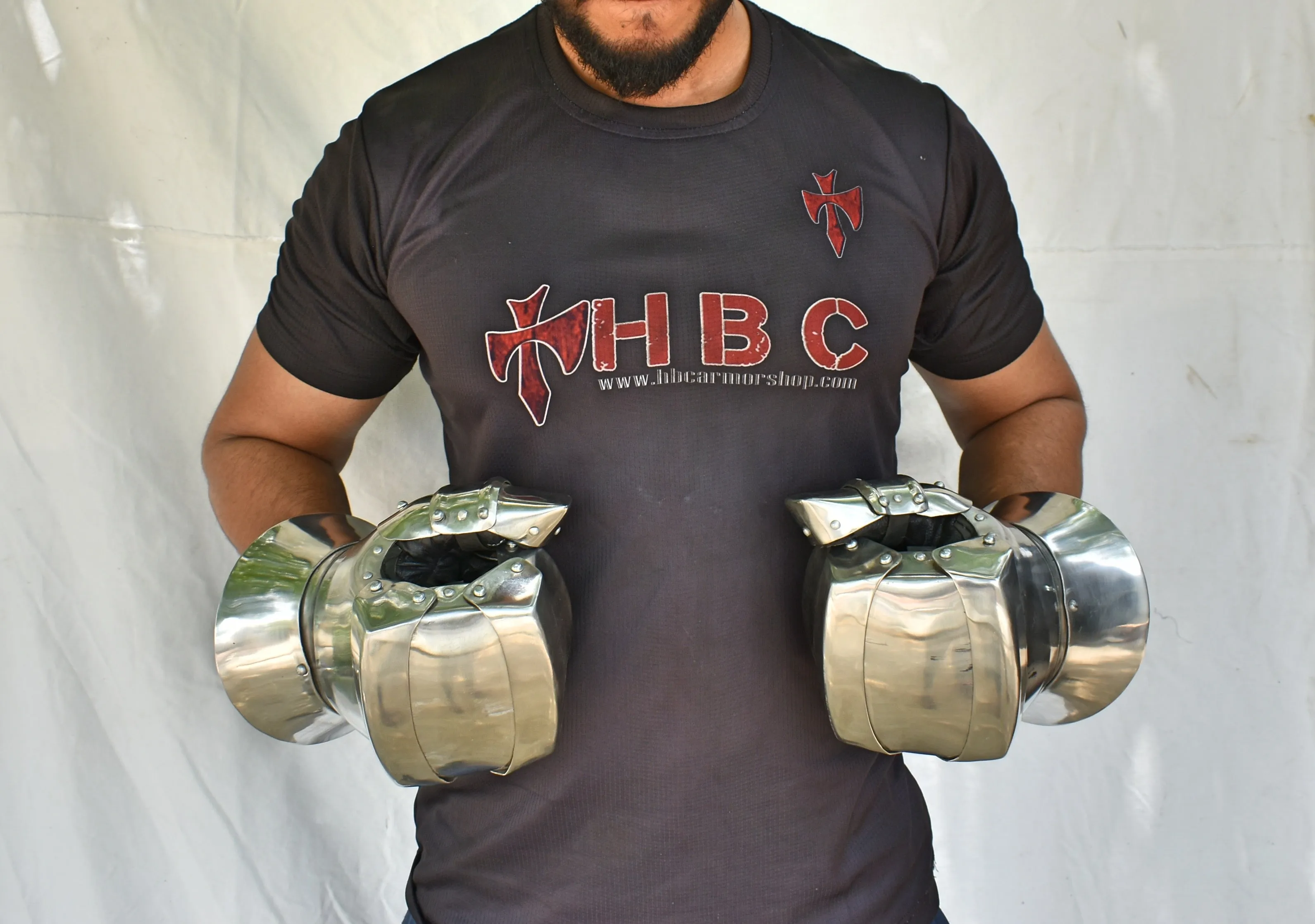 HBC Armor™Goliath Mittens Buhurt Optimized Hand Armor for Medieval Combat Sports/Buhurt/Imcf/Acl/Acw | Gauntlet for Medieval combat Sport