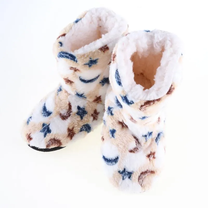 Kids Slippers Boots Sherpa Lined