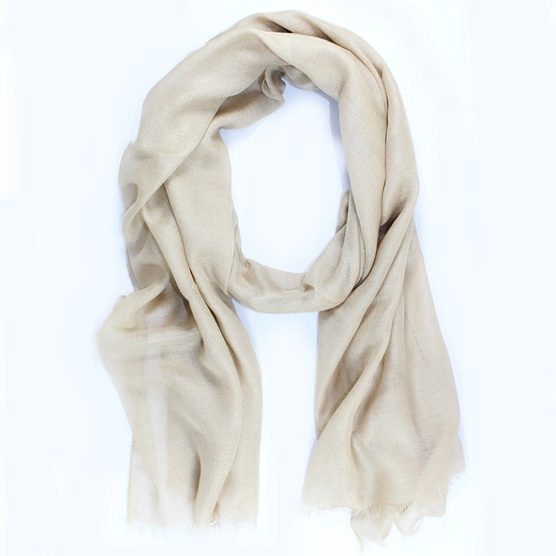 Lanvin Scarf Beige - Luxury Cashmere Silk Shawl SALE