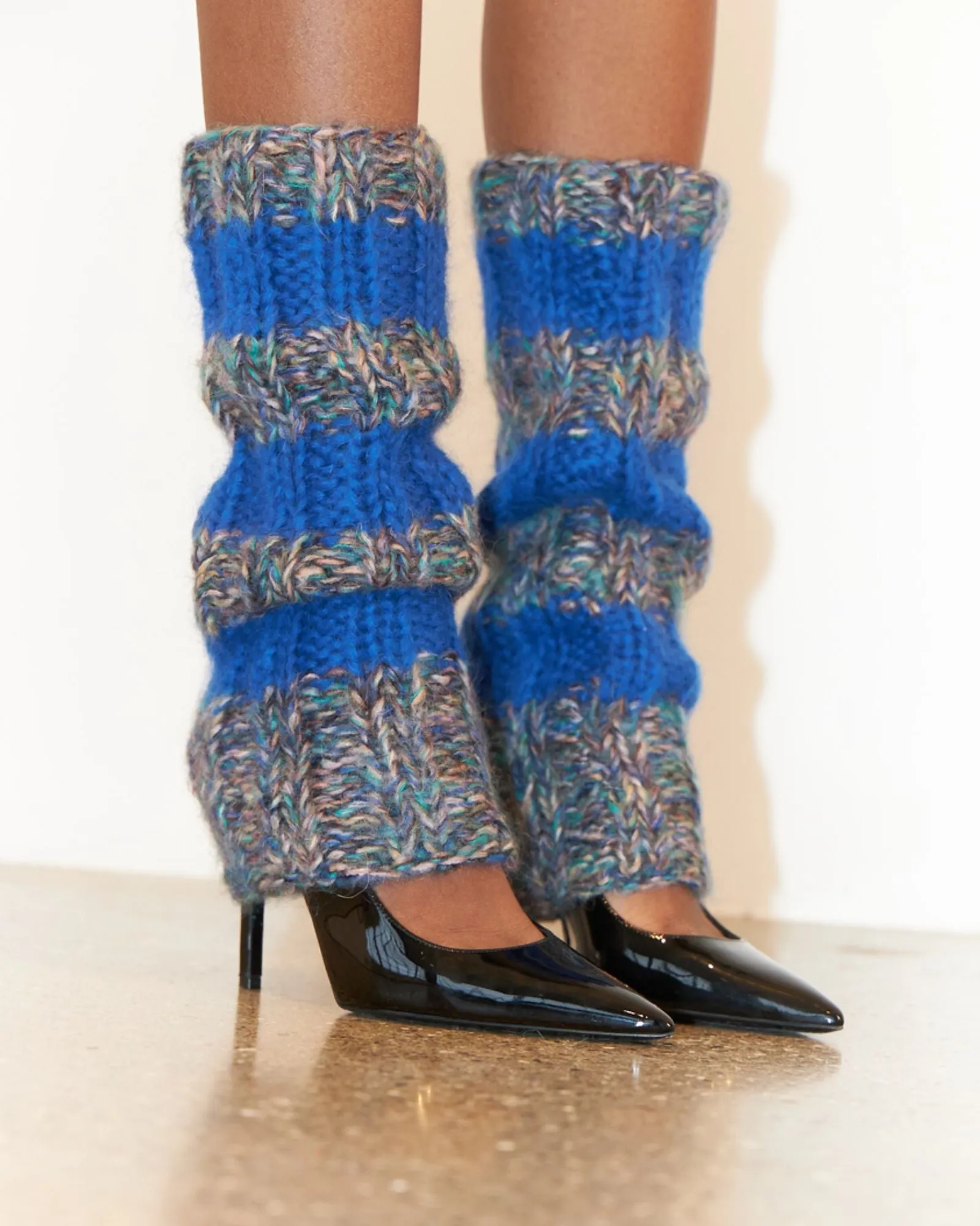 Leg Warmers  | Blue Mix