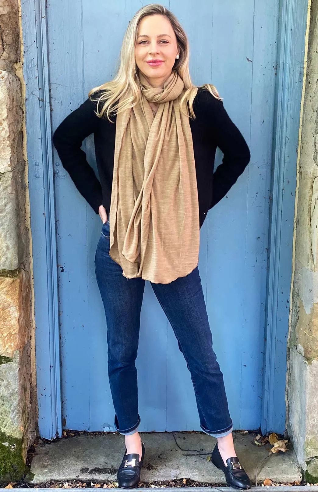 Lightweight Scarf - Merino/Tencel