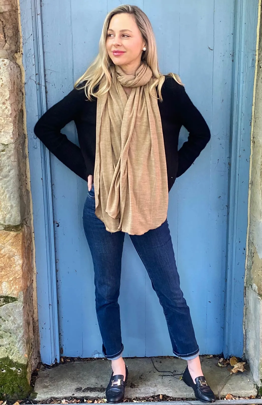 Lightweight Scarf - Merino/Tencel