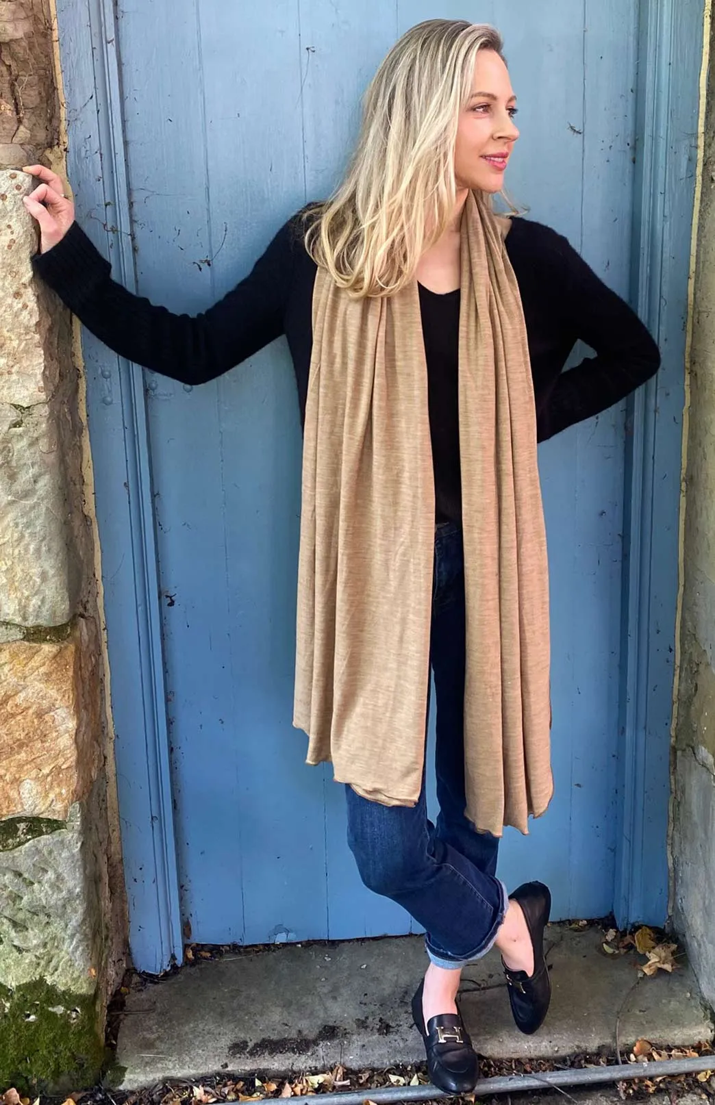 Lightweight Scarf - Merino/Tencel