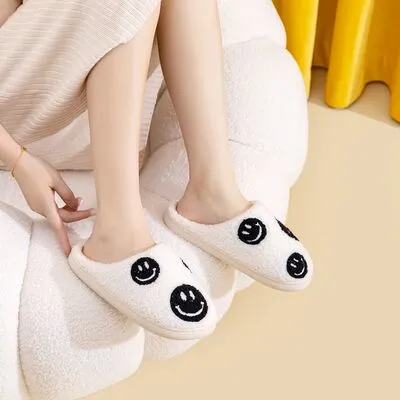 Melody Smiley Face Slippers