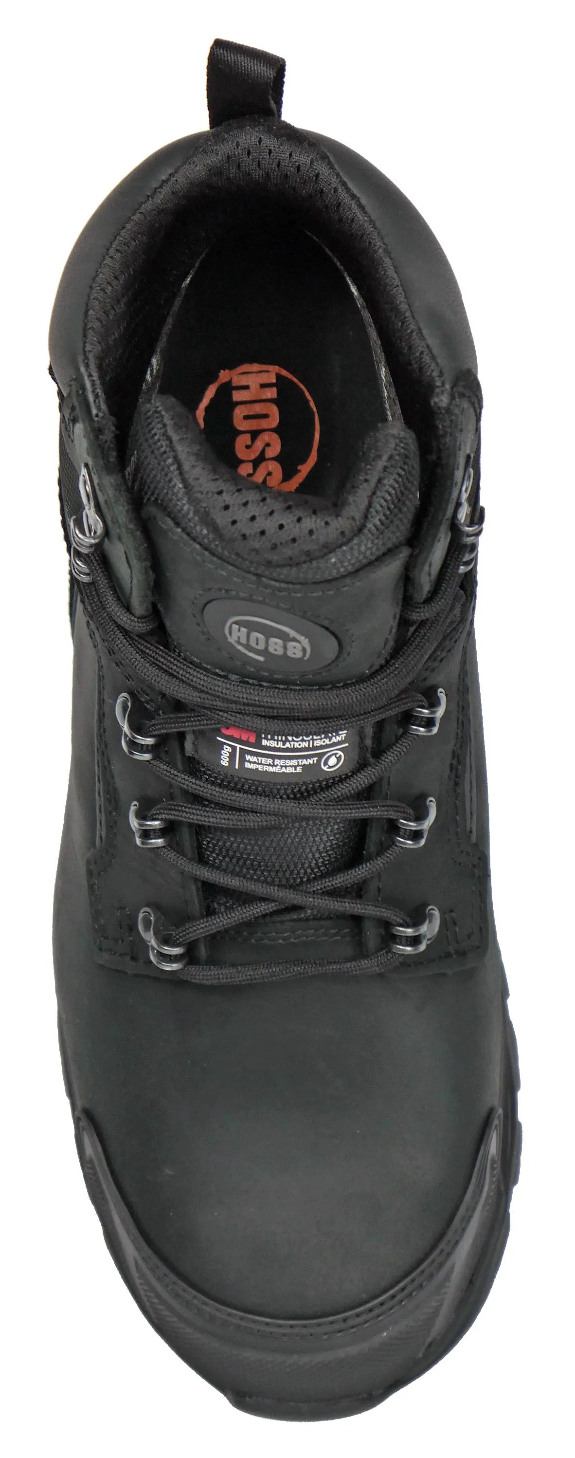 Men's Hoss Chiller Black, EH, SR, WP, Insulated Mid Hiker Composite Toe Boot