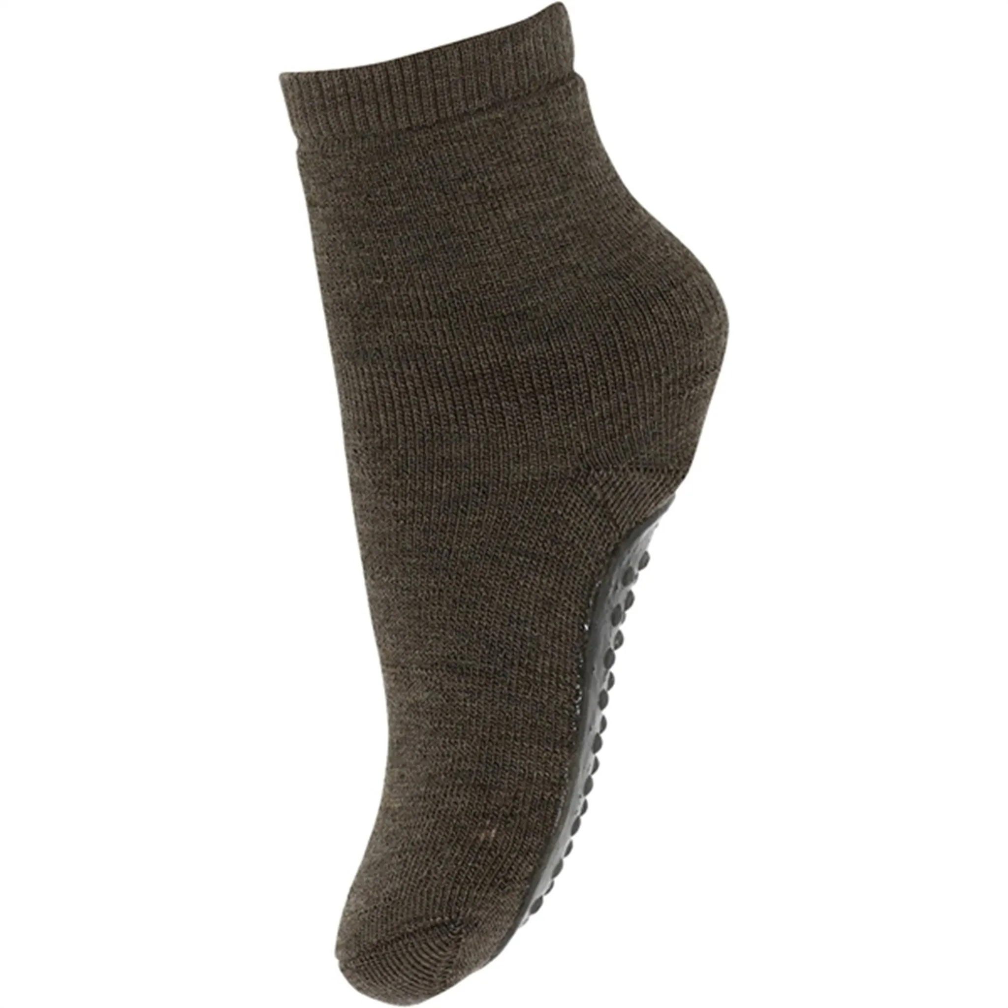 MP 7951 Wool Anstislip Socks Brown Melange