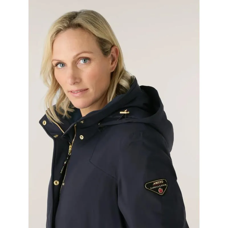 Musto x Fairfax & Favor Womens Odyssey Primaloft Waterproof Coat - Deep Well Color