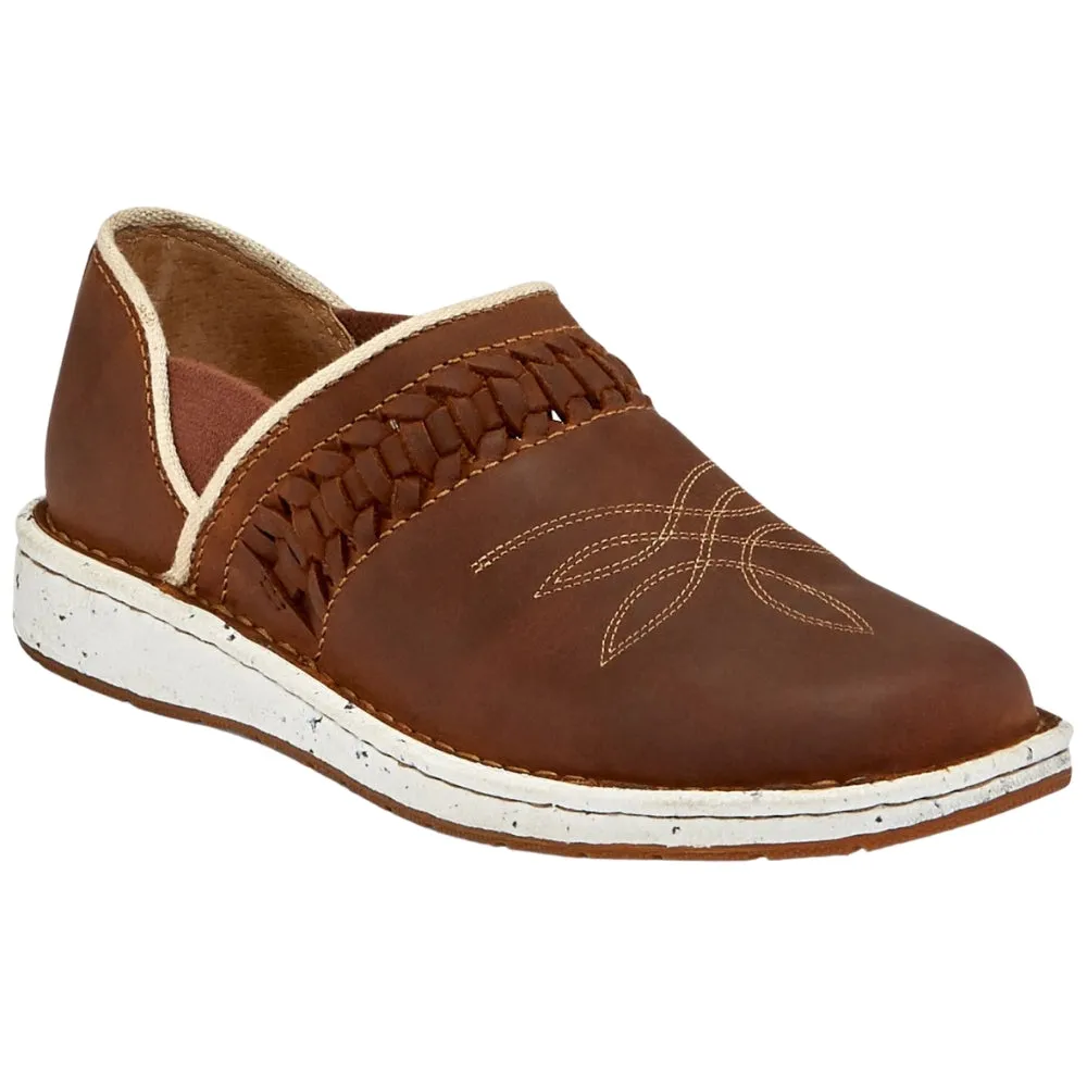 Poly Walnut Slip On Shoes