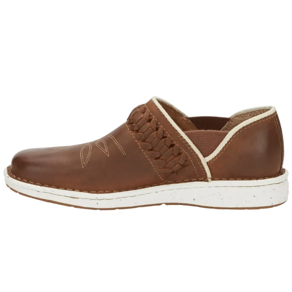 Poly Walnut Slip On Shoes