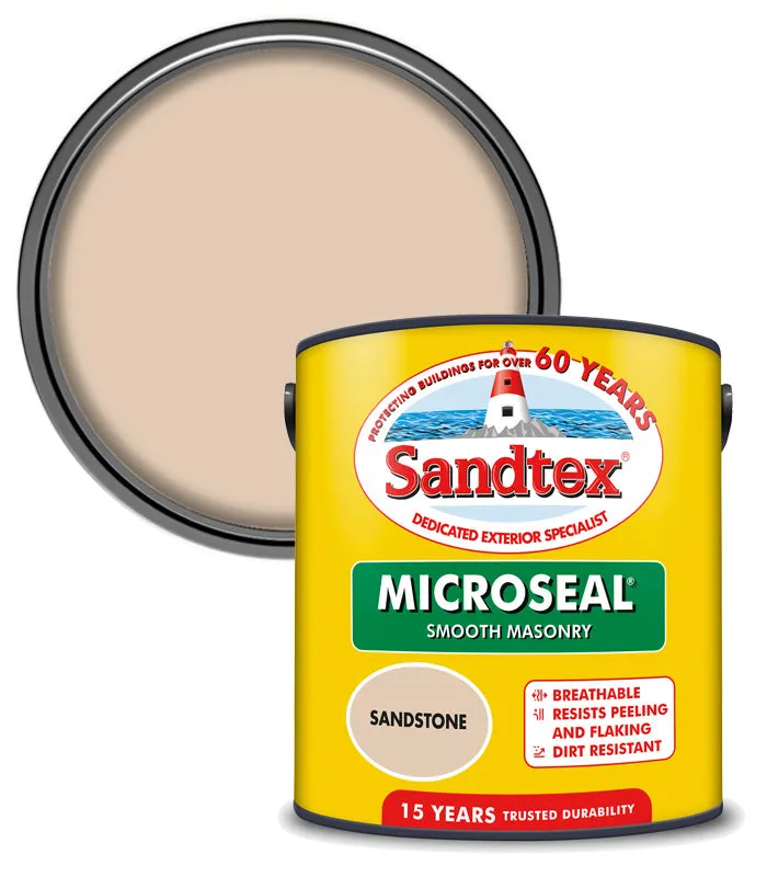 Sandtex 15 Year Microseal Smooth Masonry Paint