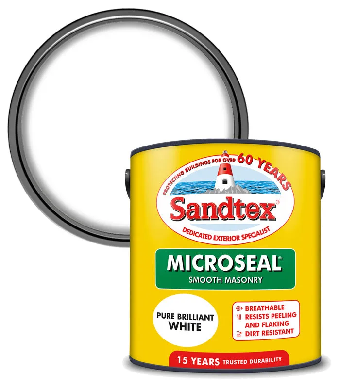 Sandtex 15 Year Microseal Smooth Masonry Paint