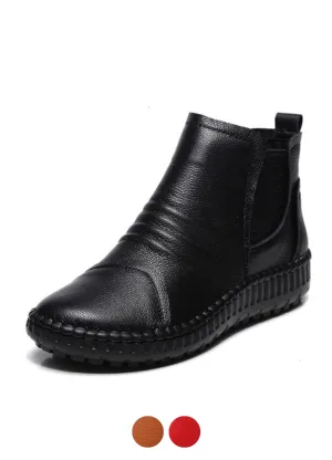 USS Shoes Rudy Women's Warm Leather Black Boots