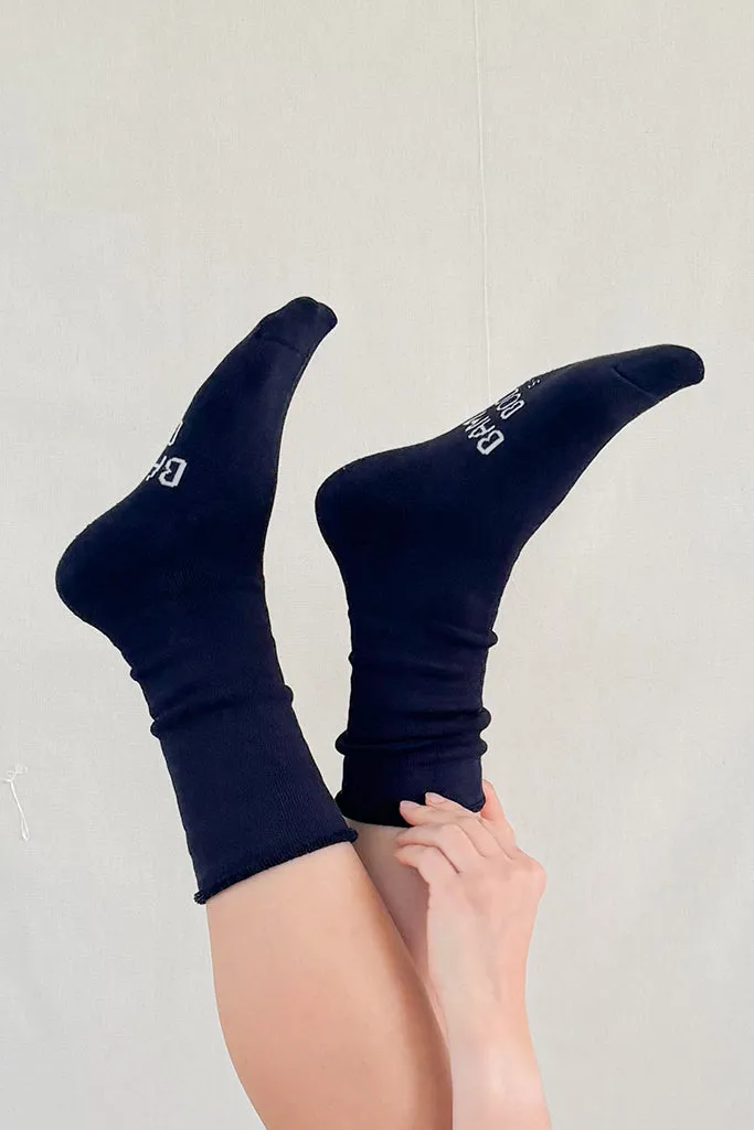 Women's Bamboo Bed Socks - Navy