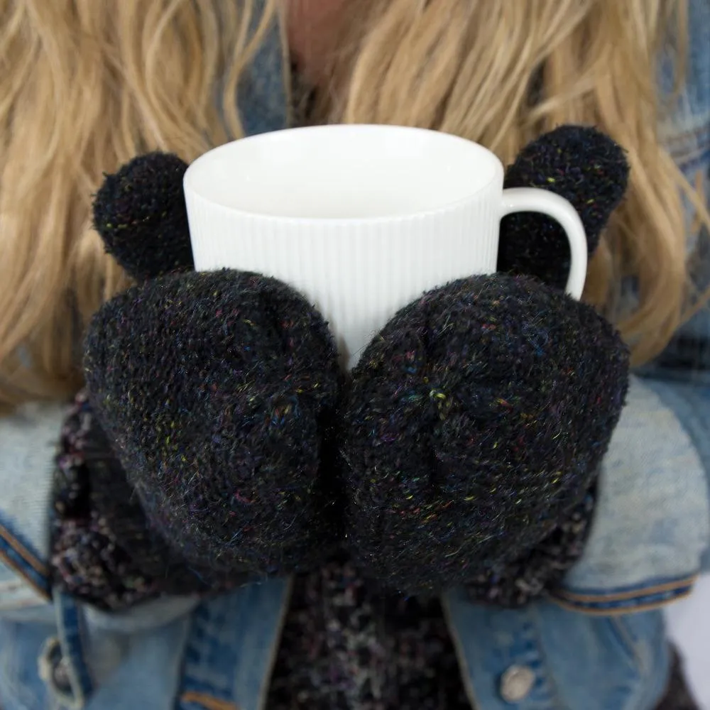 Women’s Recycled RPET Cable Knit Mittens