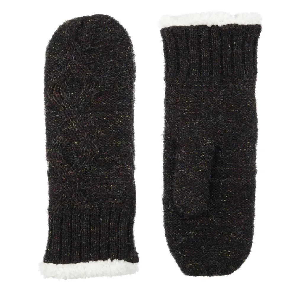 Women’s Recycled RPET Cable Knit Mittens