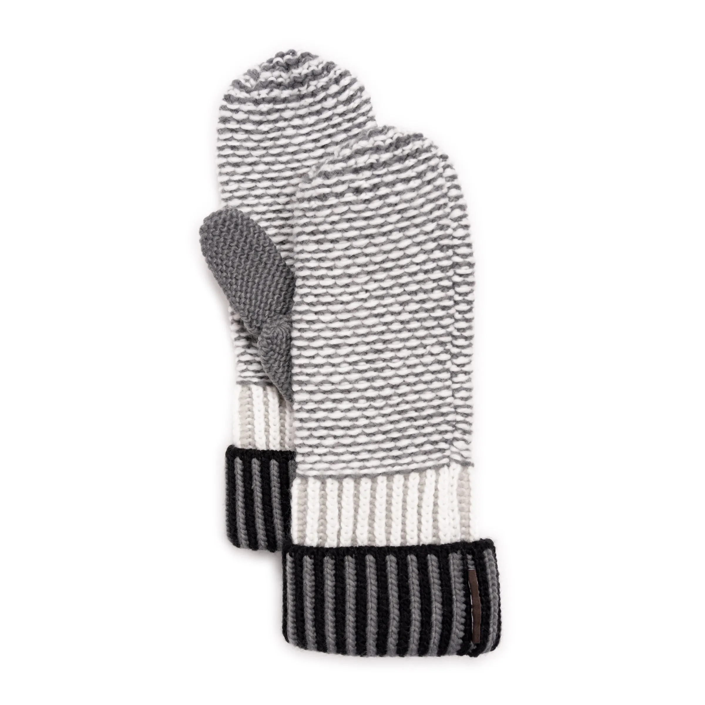 Women's Textured Stripe Mitten