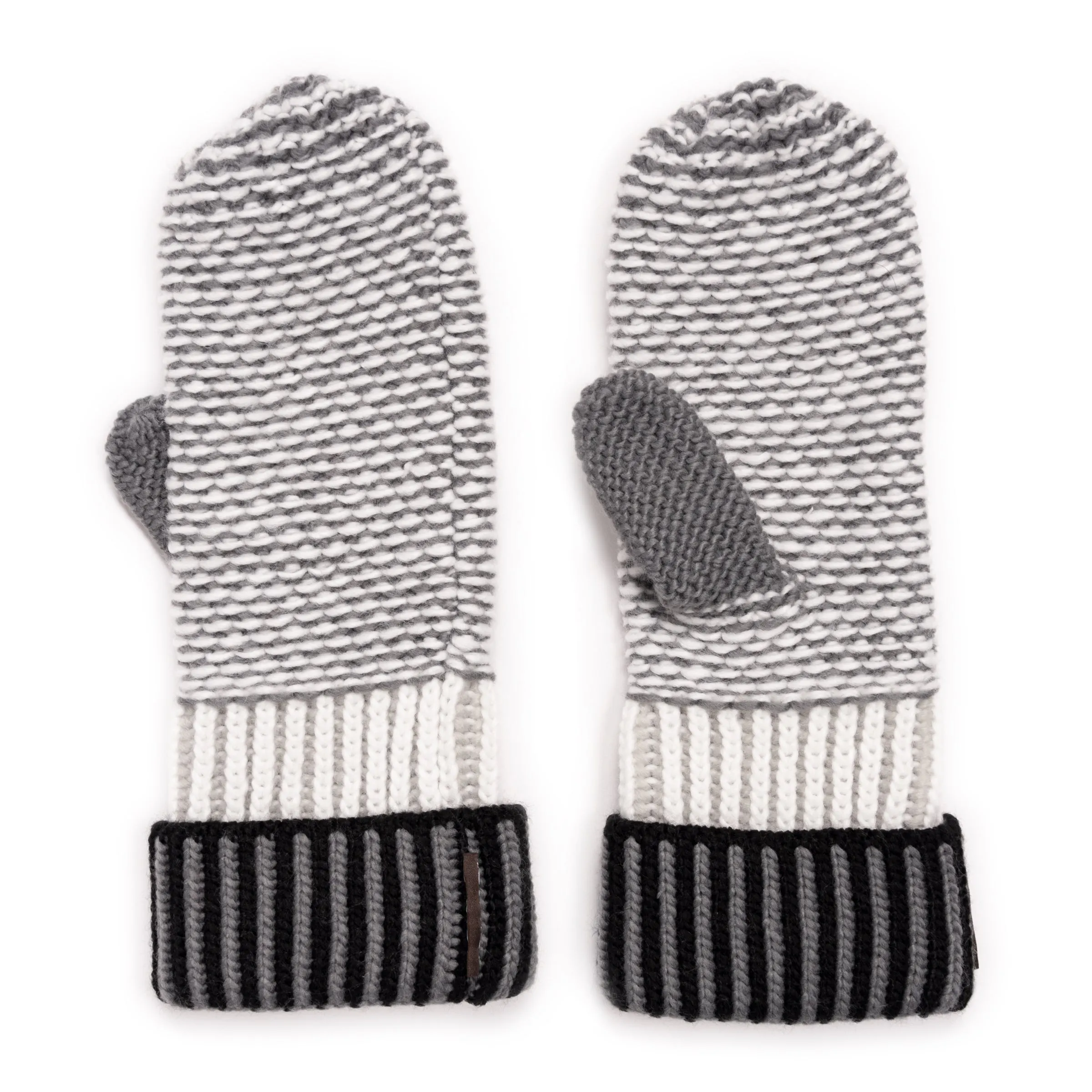 Women's Textured Stripe Mitten