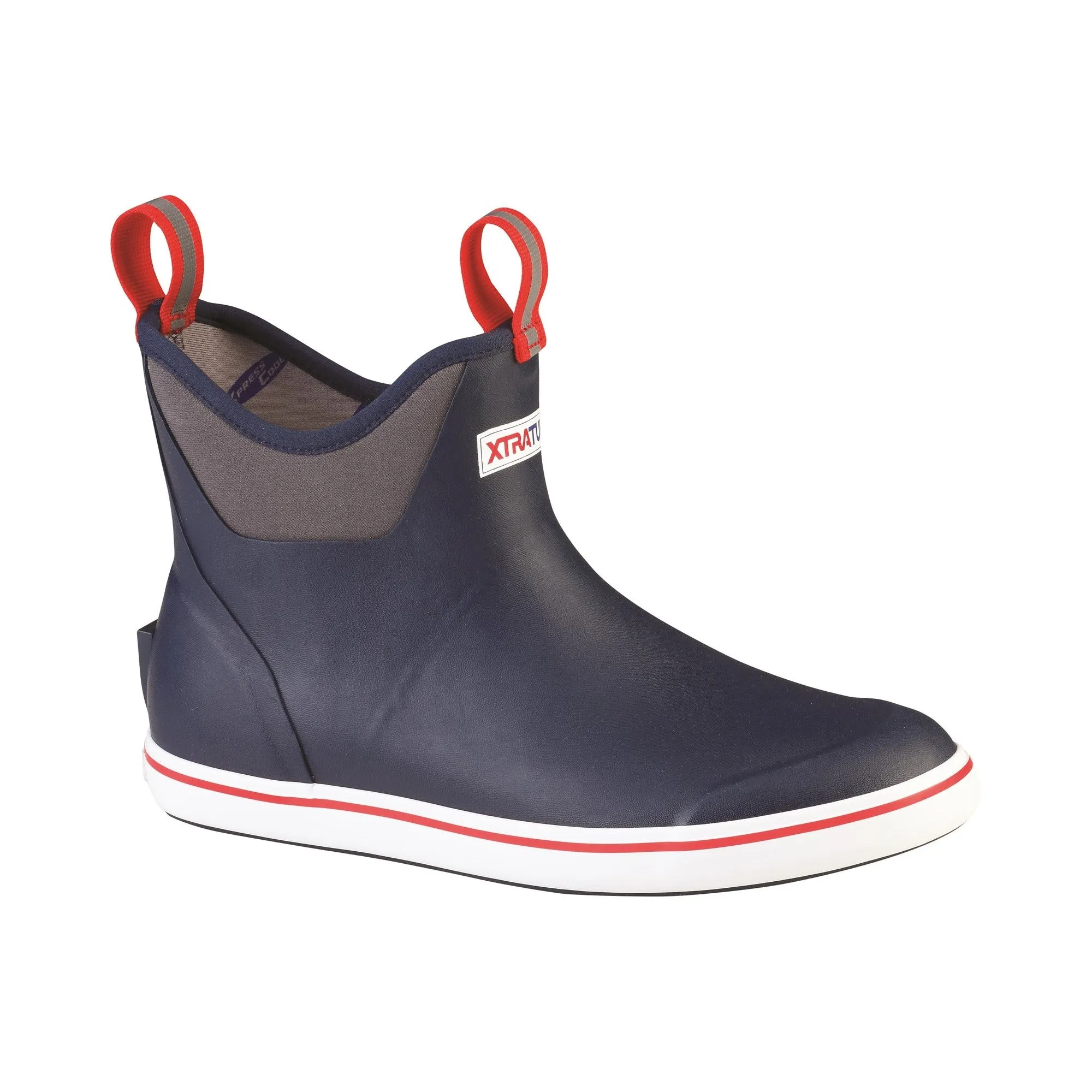 Xtratuf Ankle Deck Mens Boot - Navy/Red