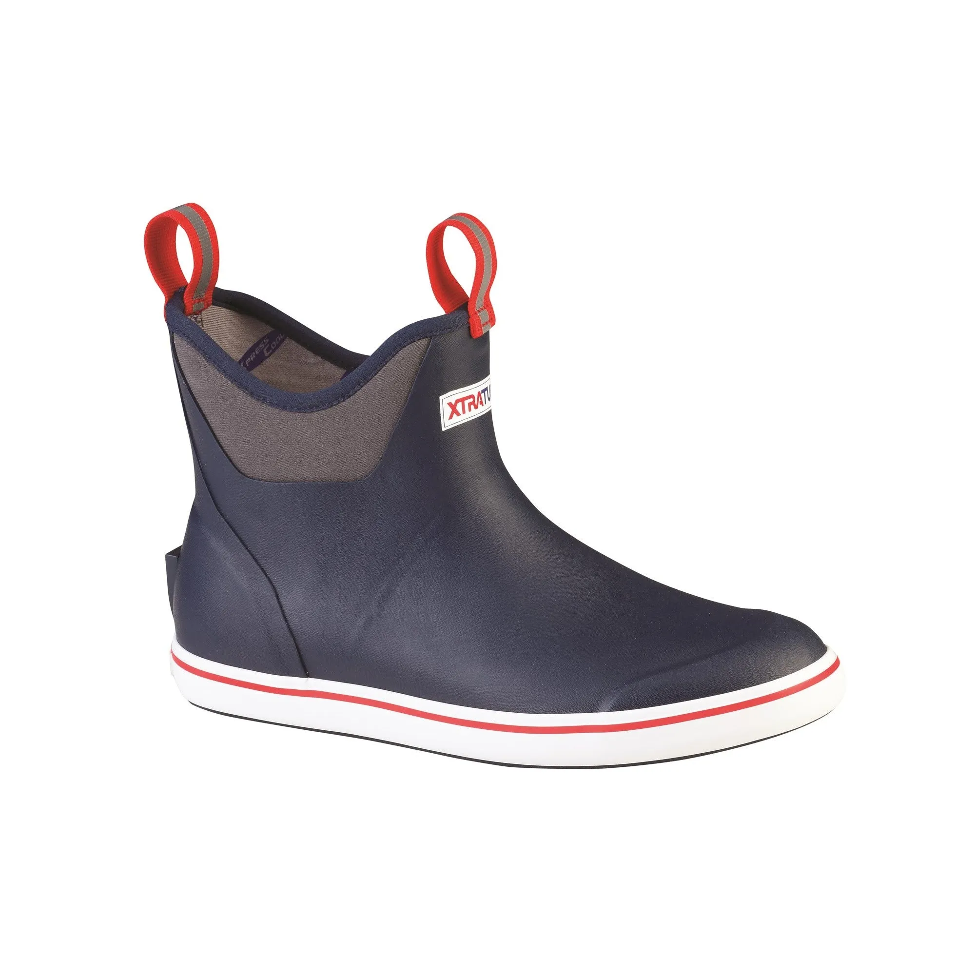 Xtratuf Ankle Deck Mens Boot - Navy/Red